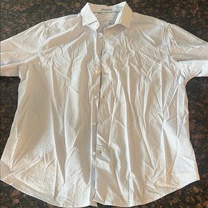 Denim & Flower Ricky Singh Light Blue Patterned Button-Down Shirt XL